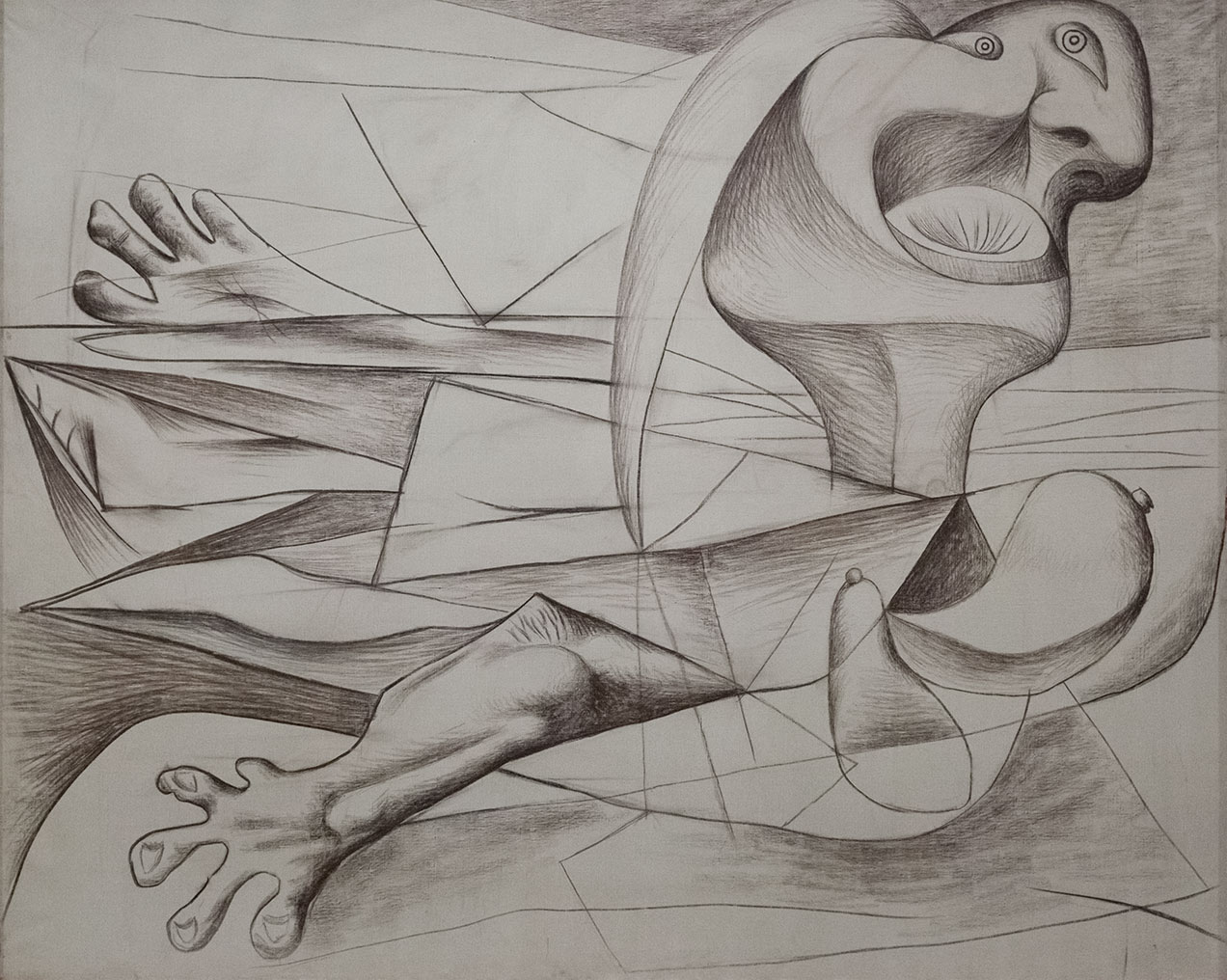 Tangled Figures - Preparatory Drawings for Picasso's Guernica