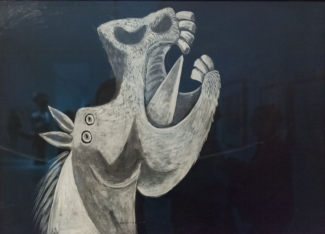 The Horse Head - Preparatory Drawing for Picasso's Guernica