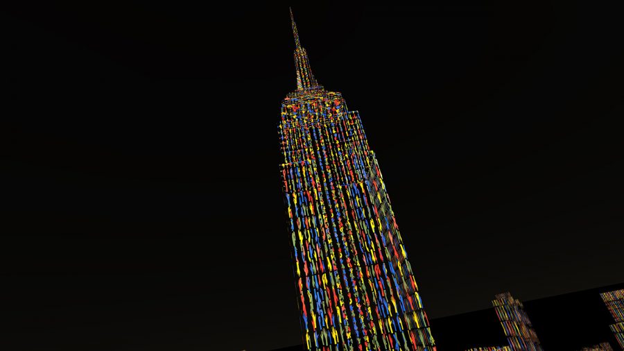 Hands Electric New York City. A tribute to New York City and its people created by American NYC based Contemporary artist Mirena Rhee while in lockdown in Manhattan.